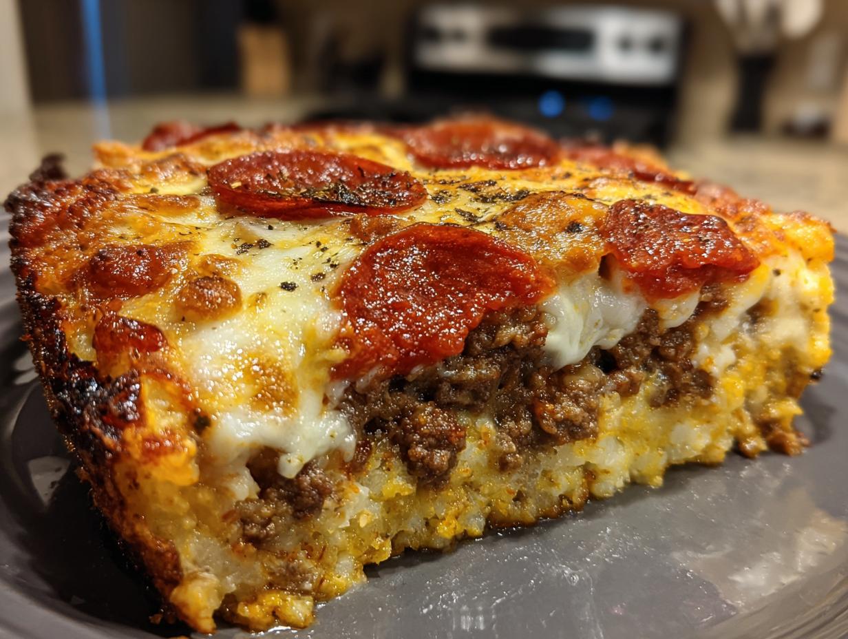 Guaranteed 6 Cheesy Pizza Tot Casserole Recipe