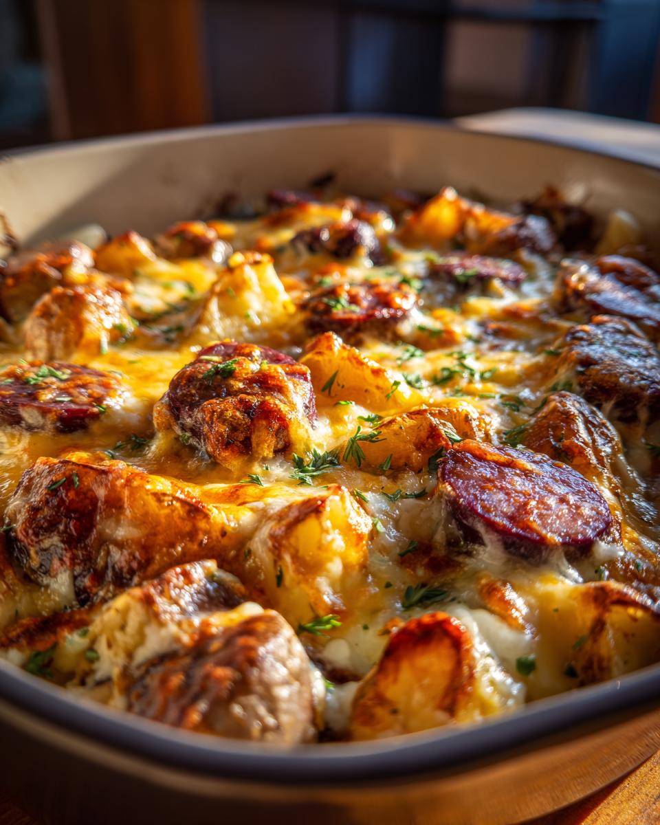 Cheesy Ranch Potatoes and Smoked Sausage - detail 1