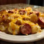 Cheesy Ranch Potatoes and Smoked Sausage