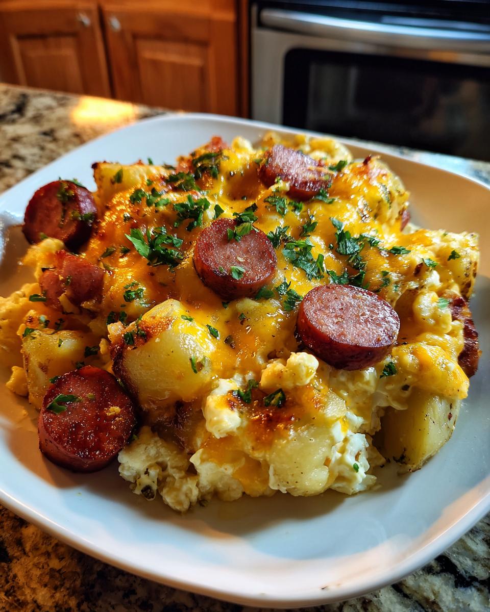 Cheesy Ranch Potatoes and Smoked Sausage - detail 2