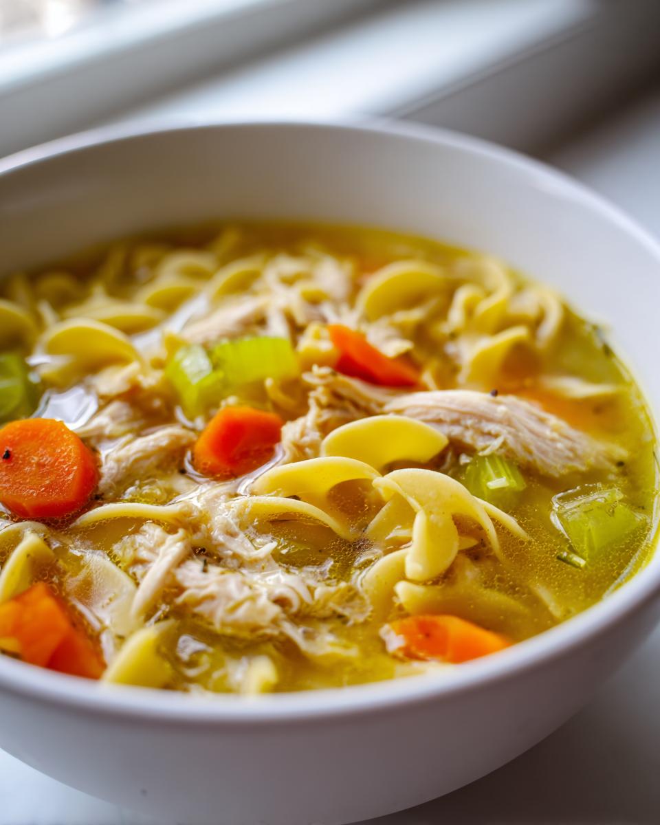 Chicken Noodle Soup with Egg Noodles - detail 1