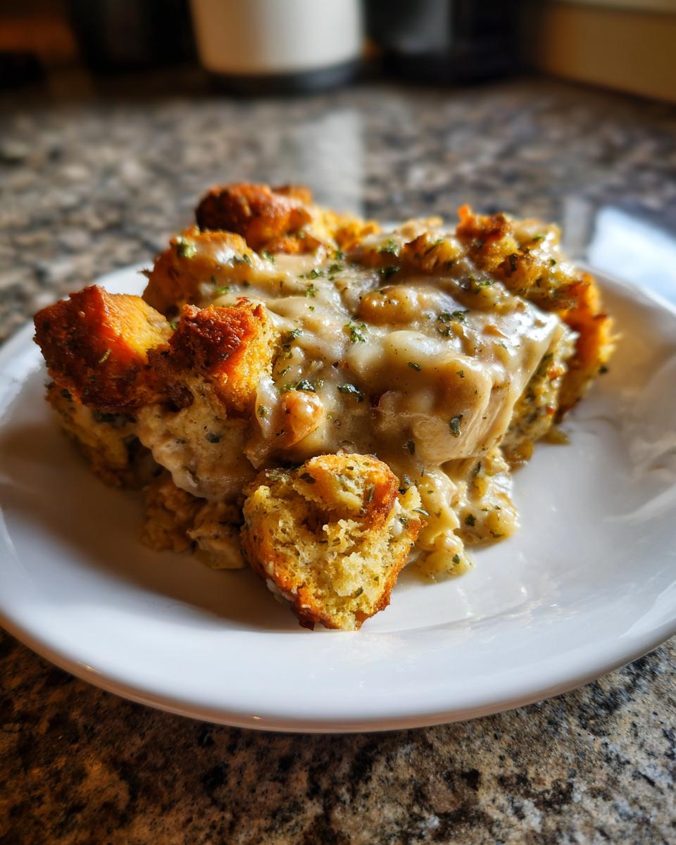 Chicken and Stuffing Casserole - detail 1