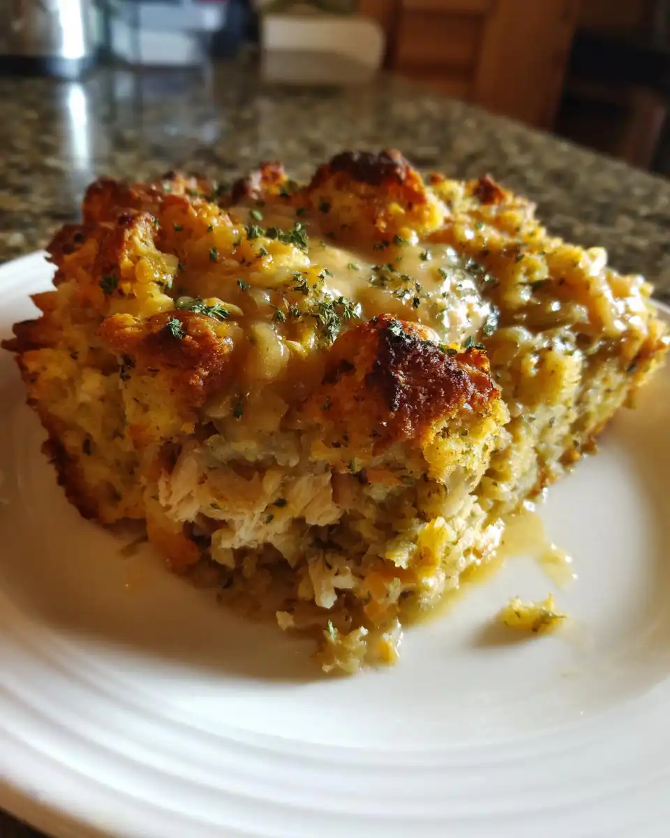 Chicken and Stuffing Casserole - detail 2