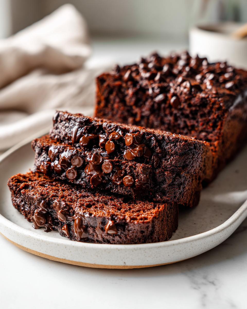Chocolate Zucchini Bread - detail 1