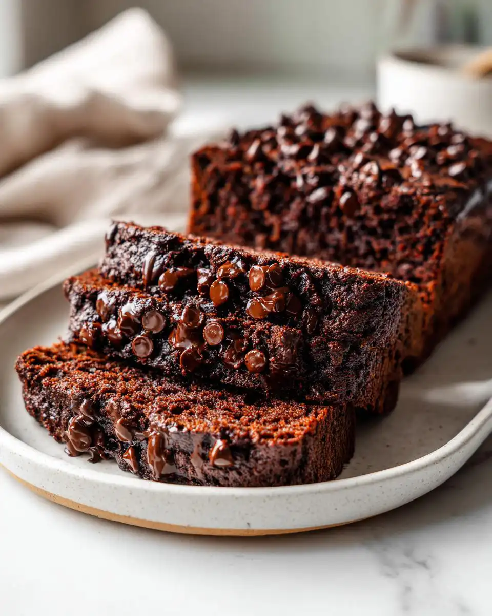 Chocolate Zucchini Bread - detail 1