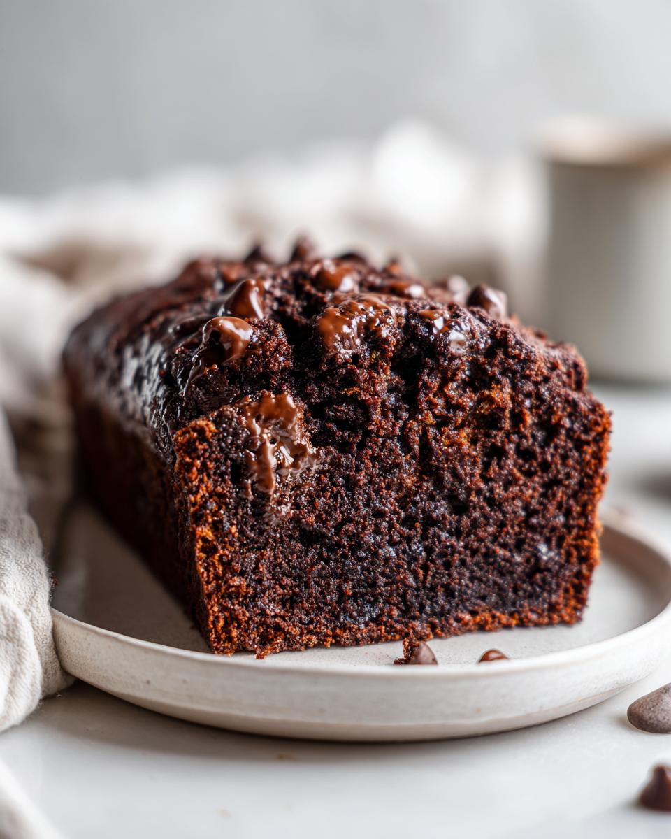 Chocolate Zucchini Bread - detail 2