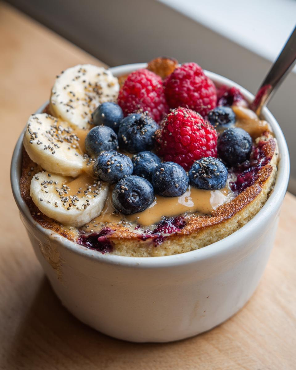 Cottage Cheese Pancake Bowl Viral TikTok Style. - detail 2