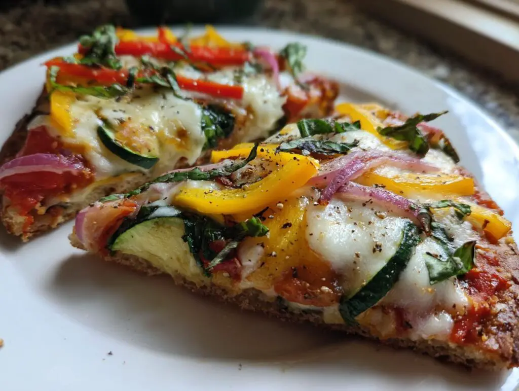 Cottage cheese flatbread pizza