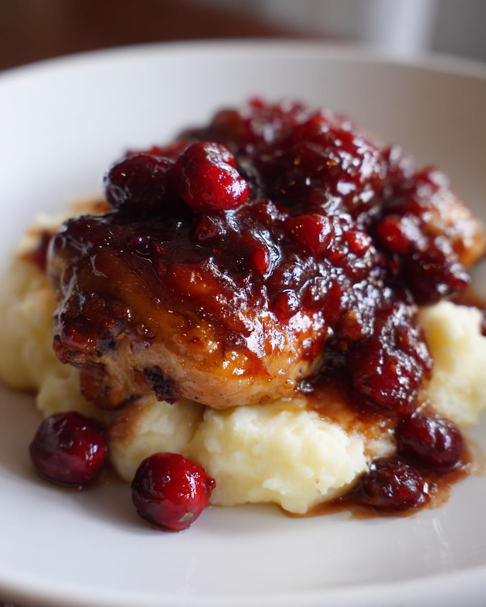 Cranberry Chicken - detail 2