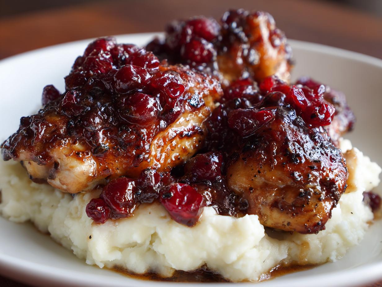 Easy Cranberry Chicken: 1 Magic Weeknight Meal