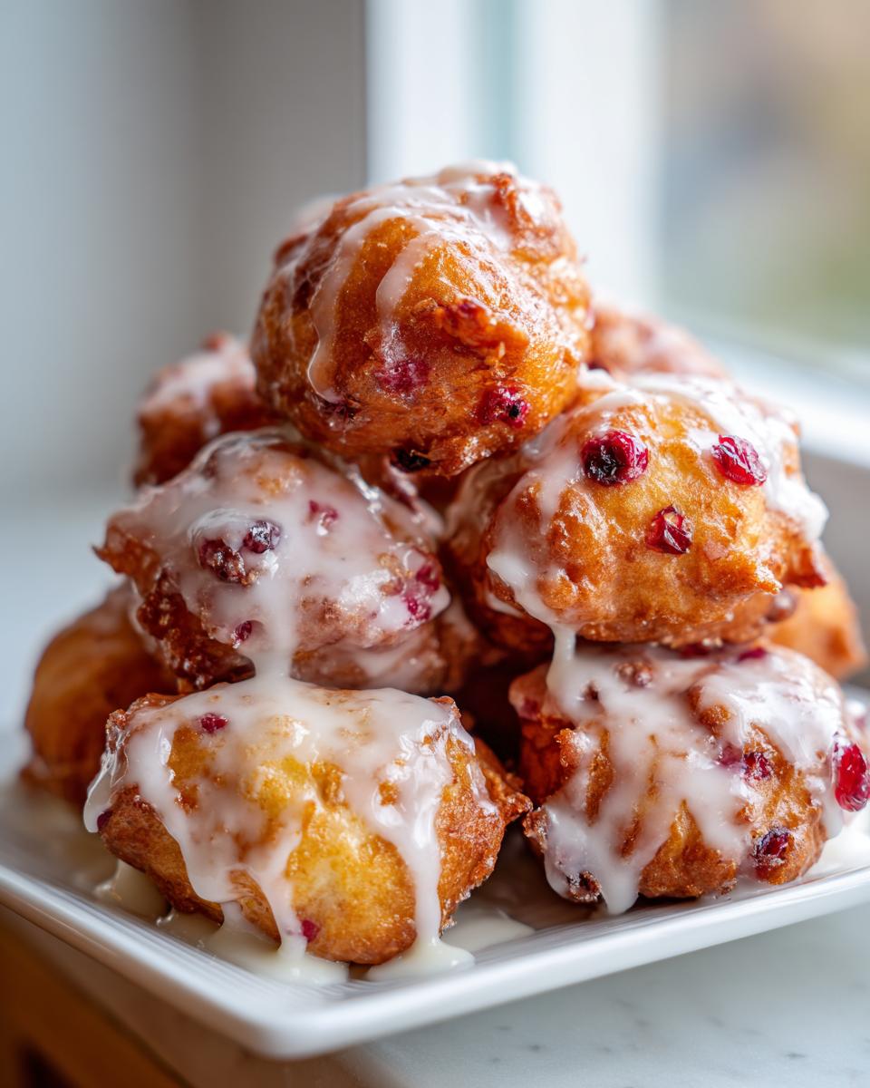 Cranberry Fritters - detail 1