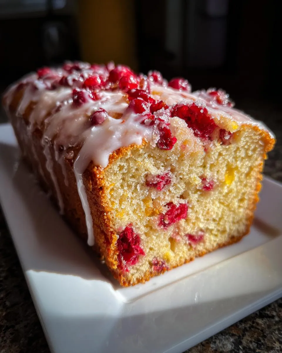 Cranberry Orange Bread - detail 1