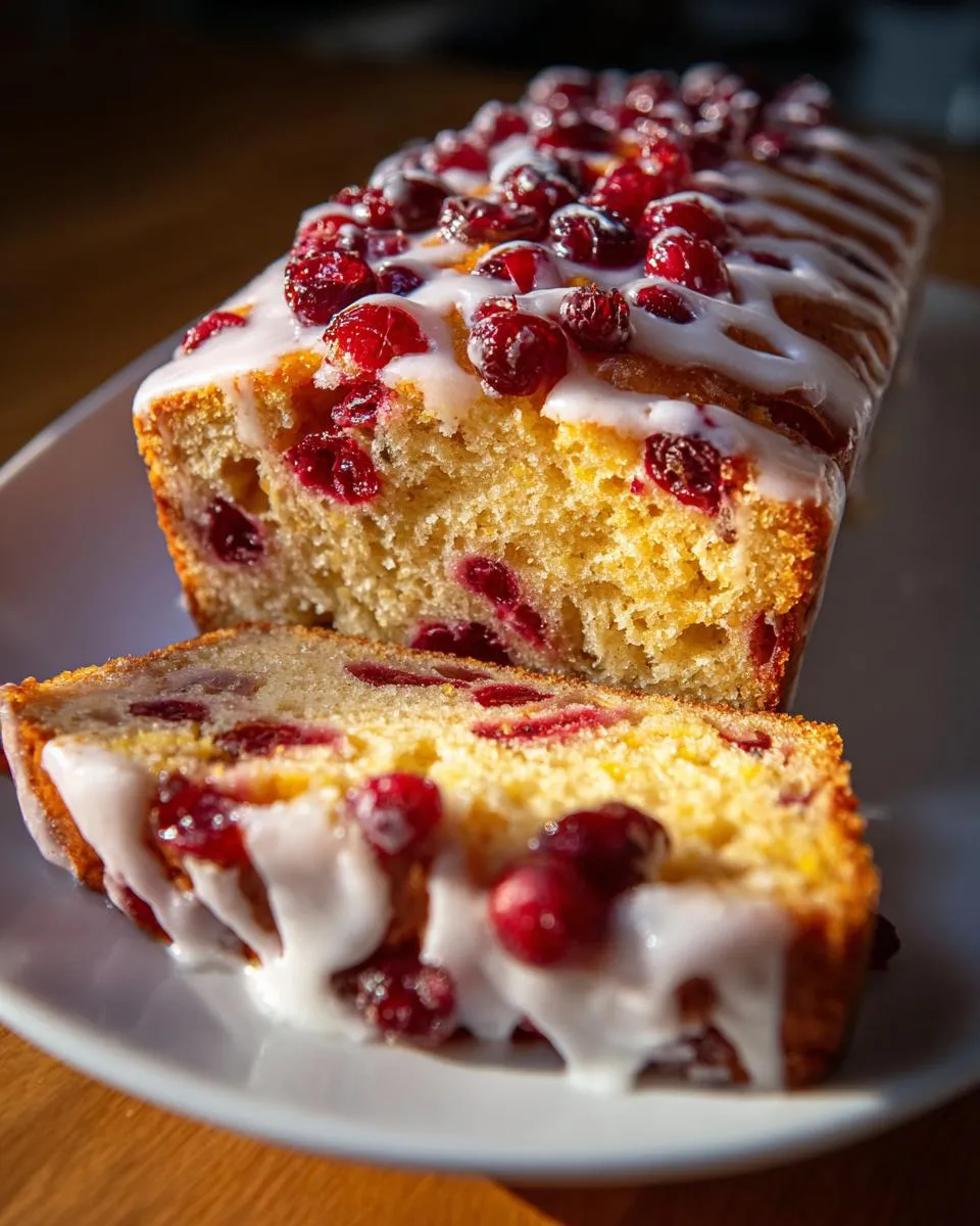 Cranberry Orange Bread - detail 2