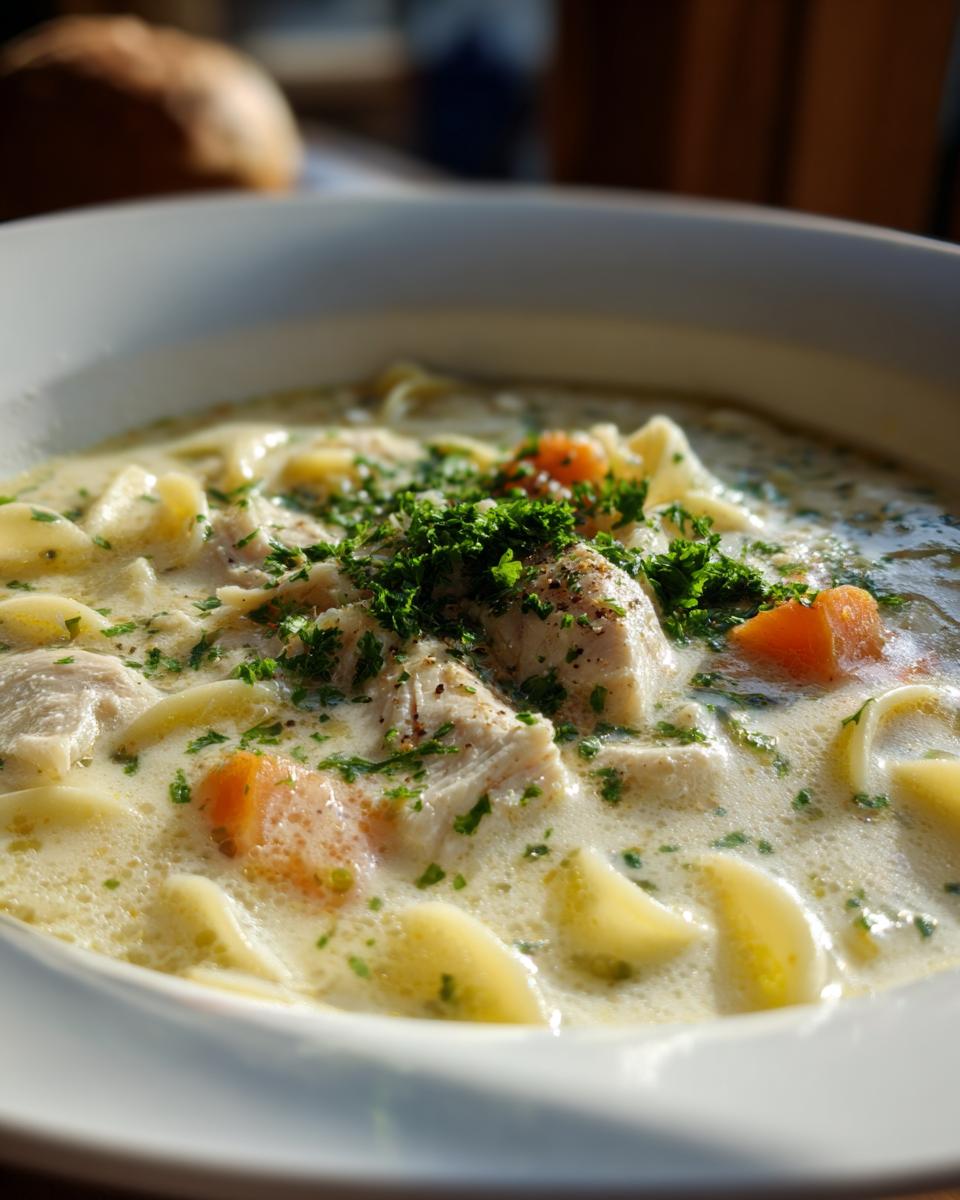Creamy Chicken Noodle Soup - detail 1