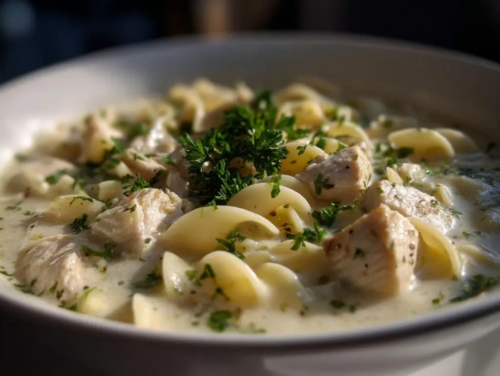 Creamy Chicken Noodle Soup