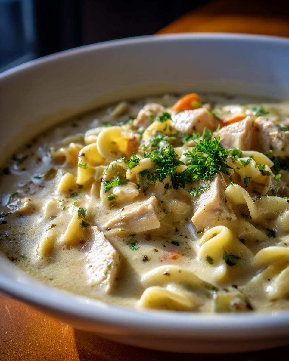 Creamy Chicken Noodle Soup - detail 2