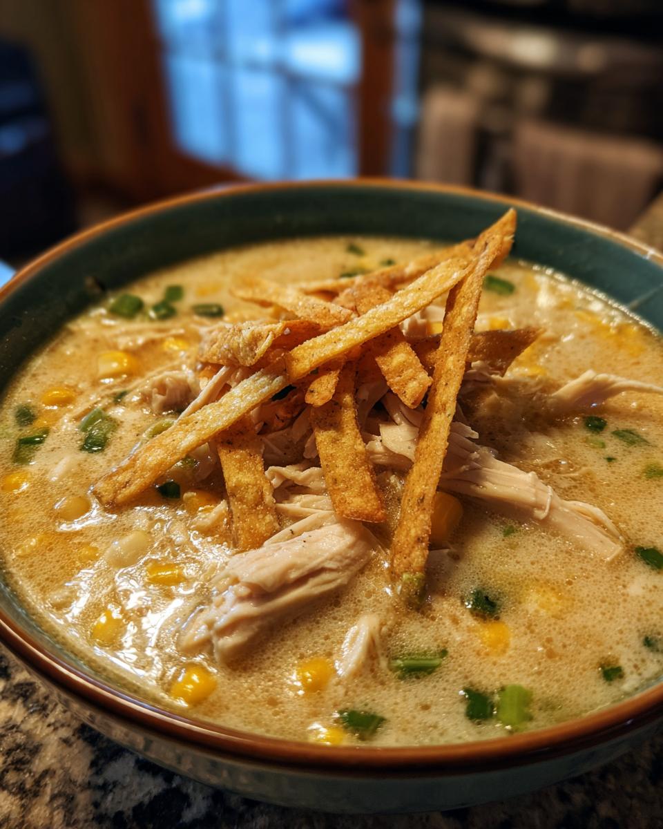 Creamy Chicken Tortilla Soup - detail 2