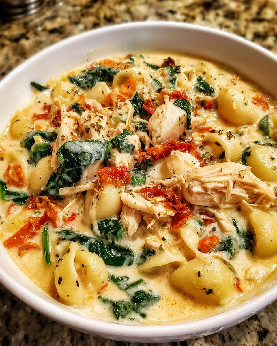 Creamy Marry Me Tuscan Chicken Soup - detail 1