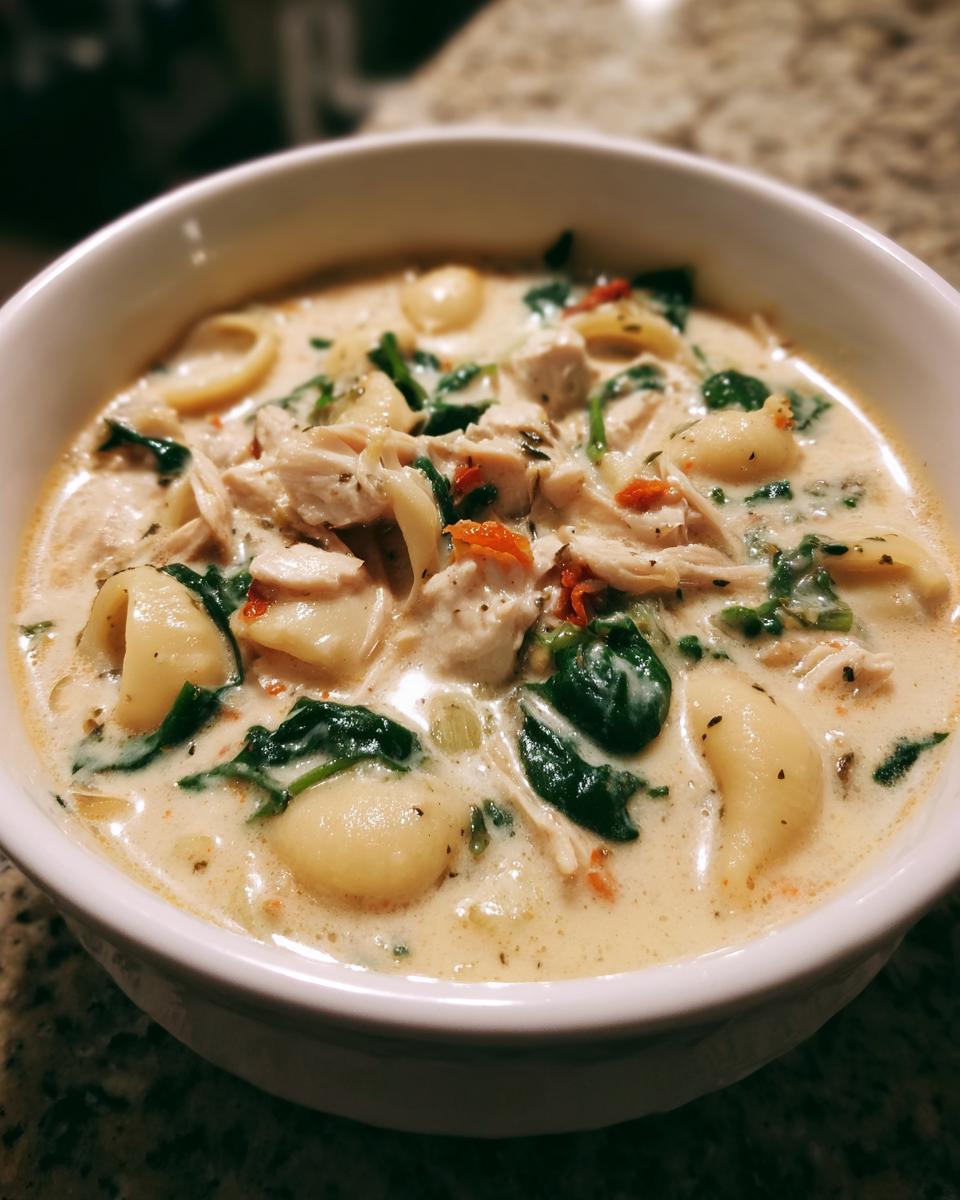 Creamy Marry Me Tuscan Chicken Soup - detail 2