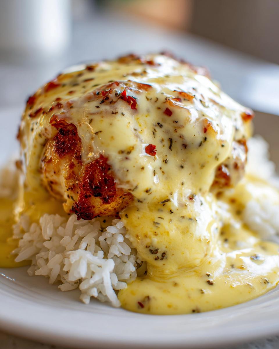 Creamy Smothered Chicken and Rice - detail 2