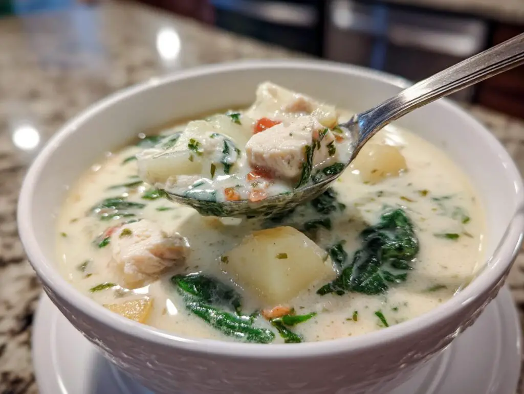 Dairy Free Creamy Chicken Vegetable Soup