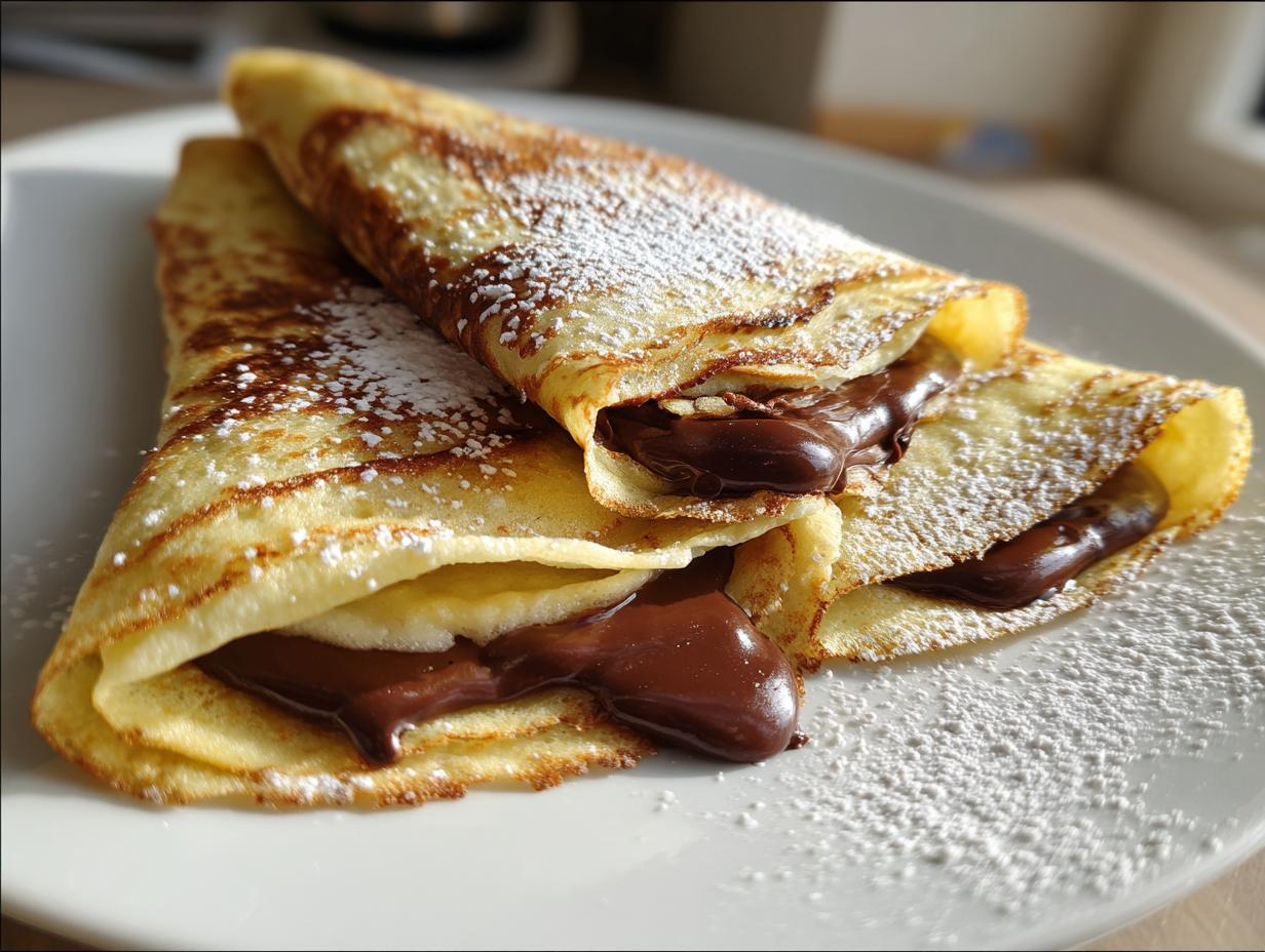 Amazing Delicious crepes recipe: 1 trick
