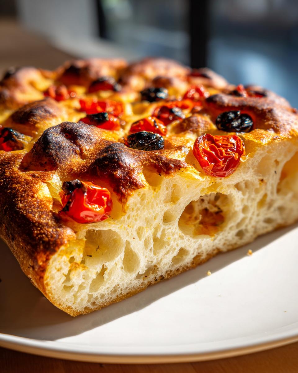 Focaccia bread recipe - detail 2