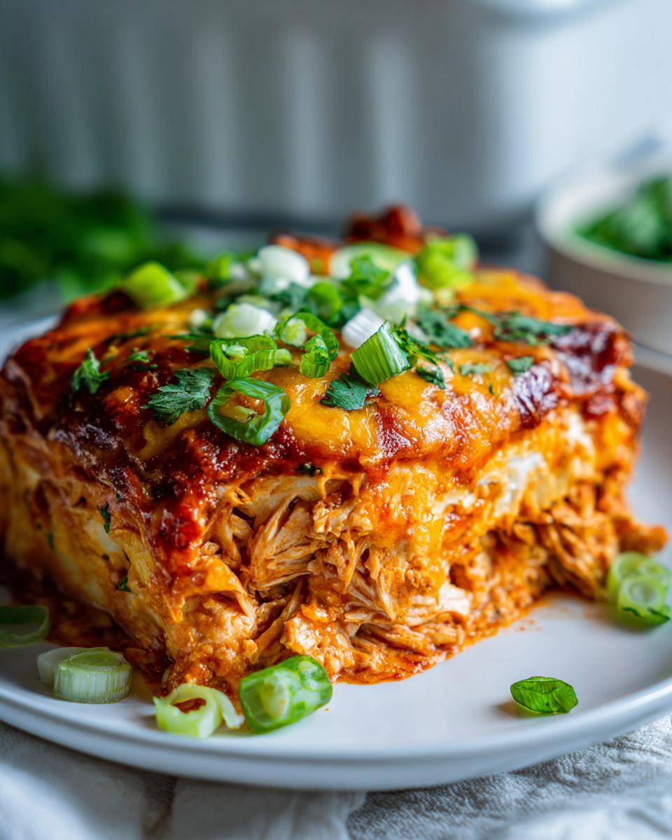 Freezer‑friendly chicken enchilada casserole - detail 2