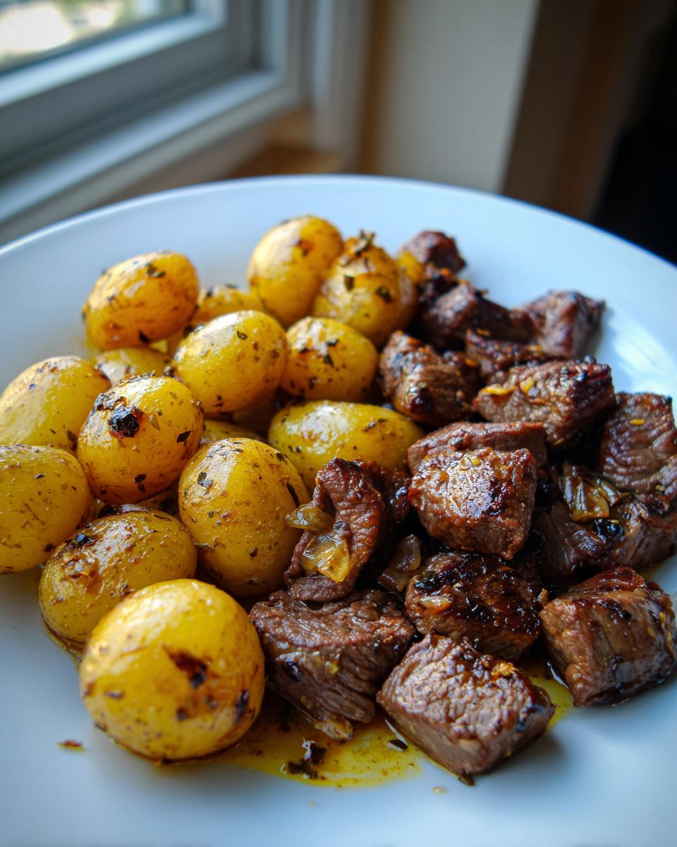 Garlic Butter Beef Bites with Potatoes - detail 1