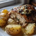 Garlic Parmesan Crockpot Chicken and Potatoes