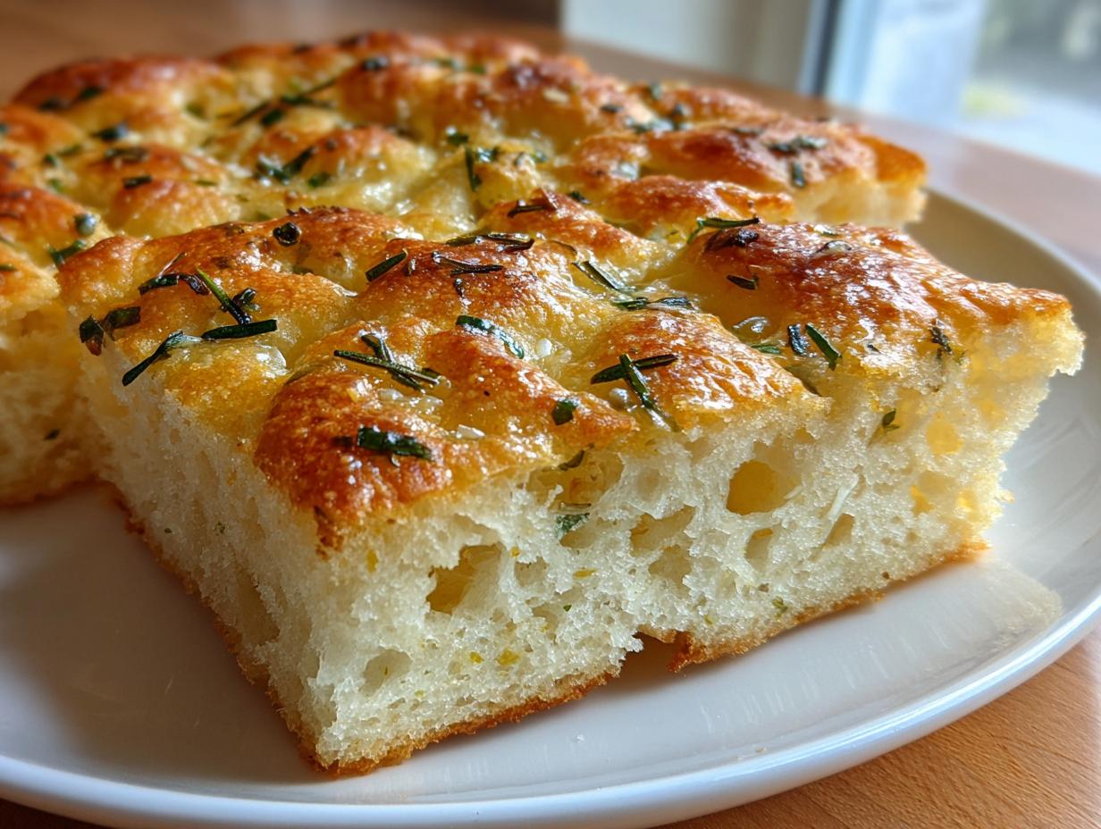 Amazing 10-Minute Garlic Parmesan Focaccia Bread