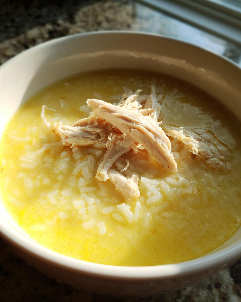 Greek Lemon Chicken Soup - detail 2