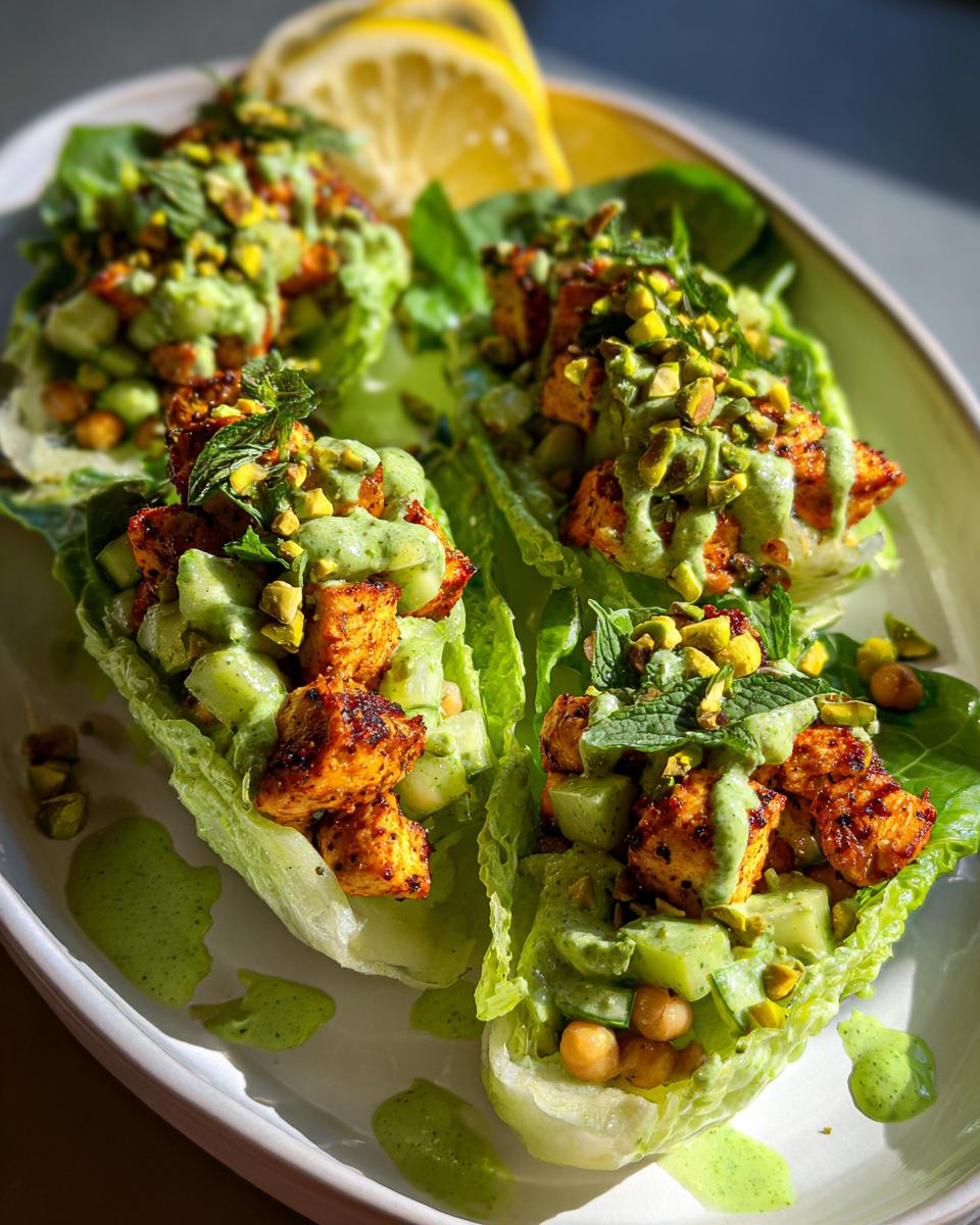 Green Goddess Lettuce Wraps - detail 1