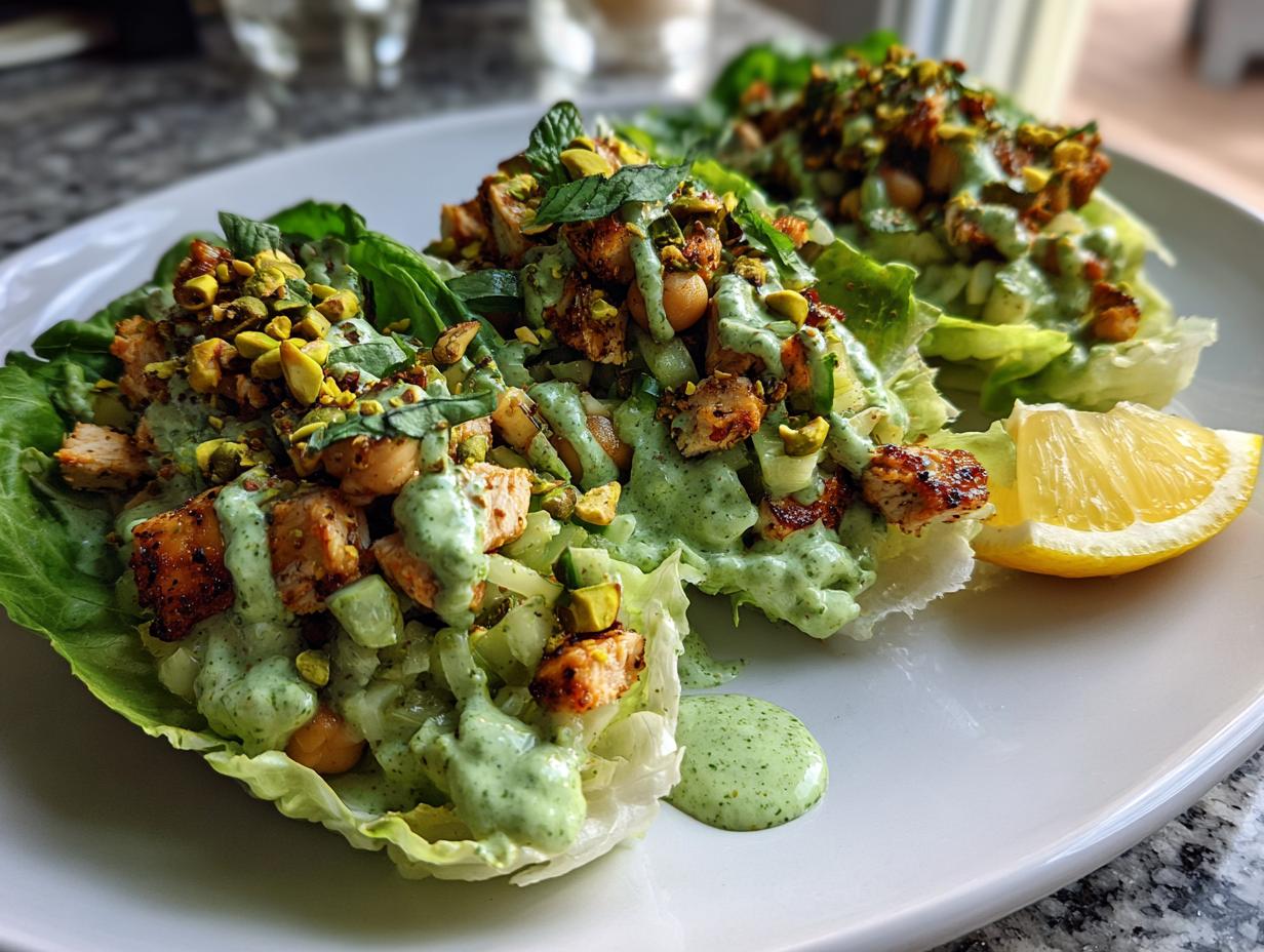 Amazing 15-Minute Green Goddess Lettuce Wraps
