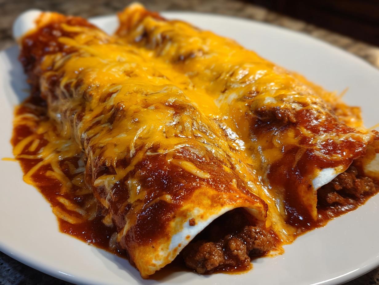 Amazing 8 Ground Beef Enchiladas Taste