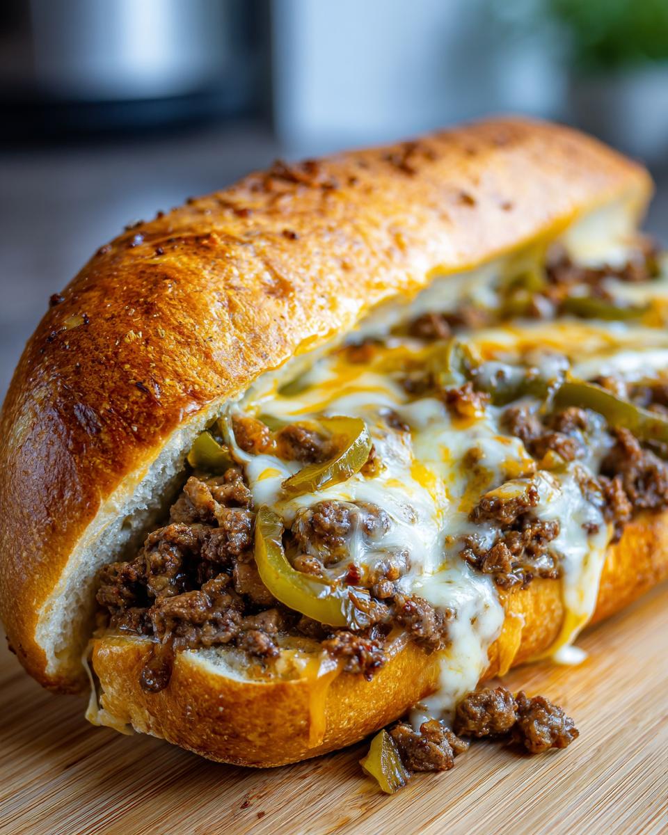 Ground Beef Philly Cheesesteaks - detail 2
