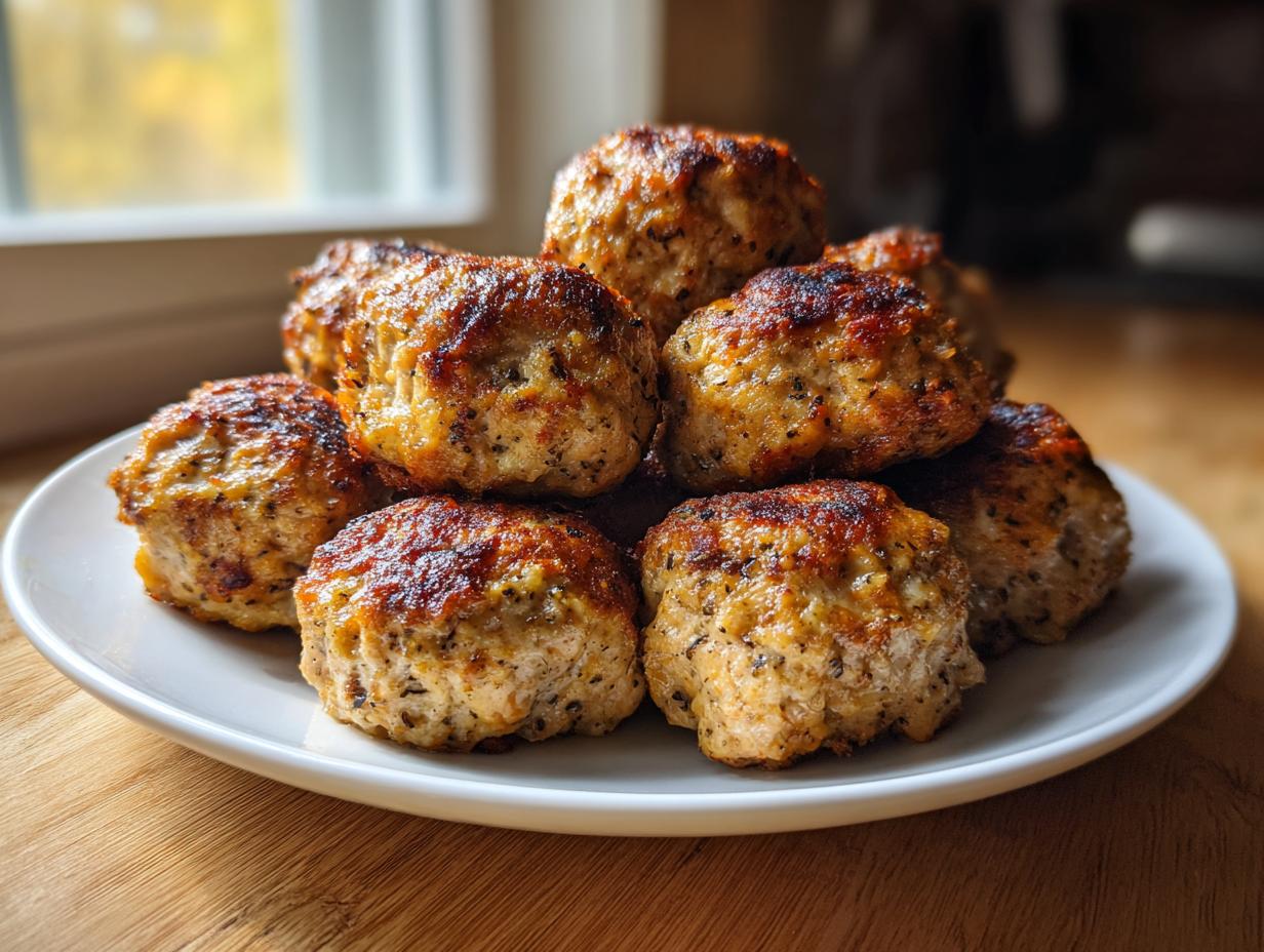 Ground Chicken Meatballs for Kids