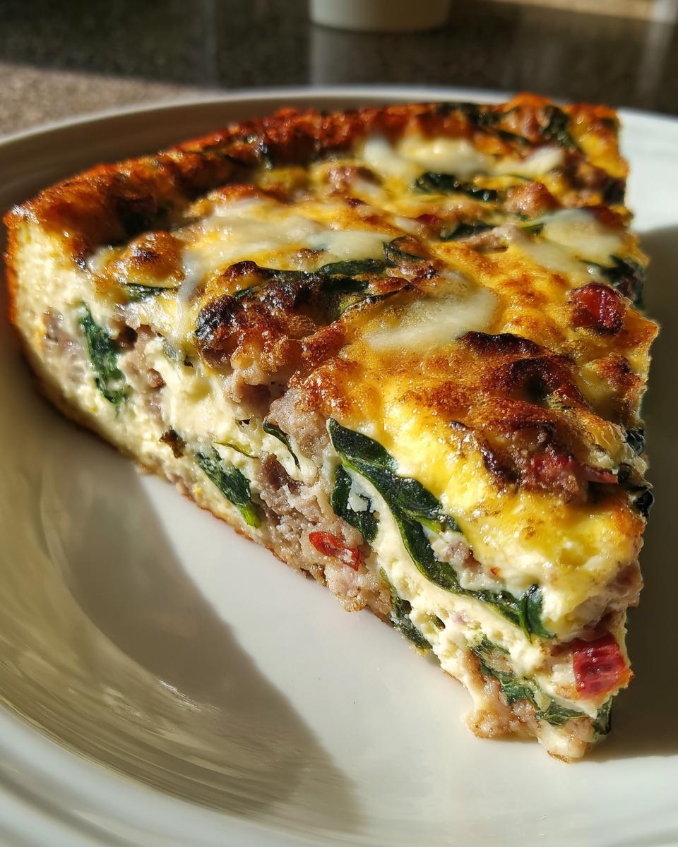 High Protein Low Calorie Quiche for Weight Loss - detail 3