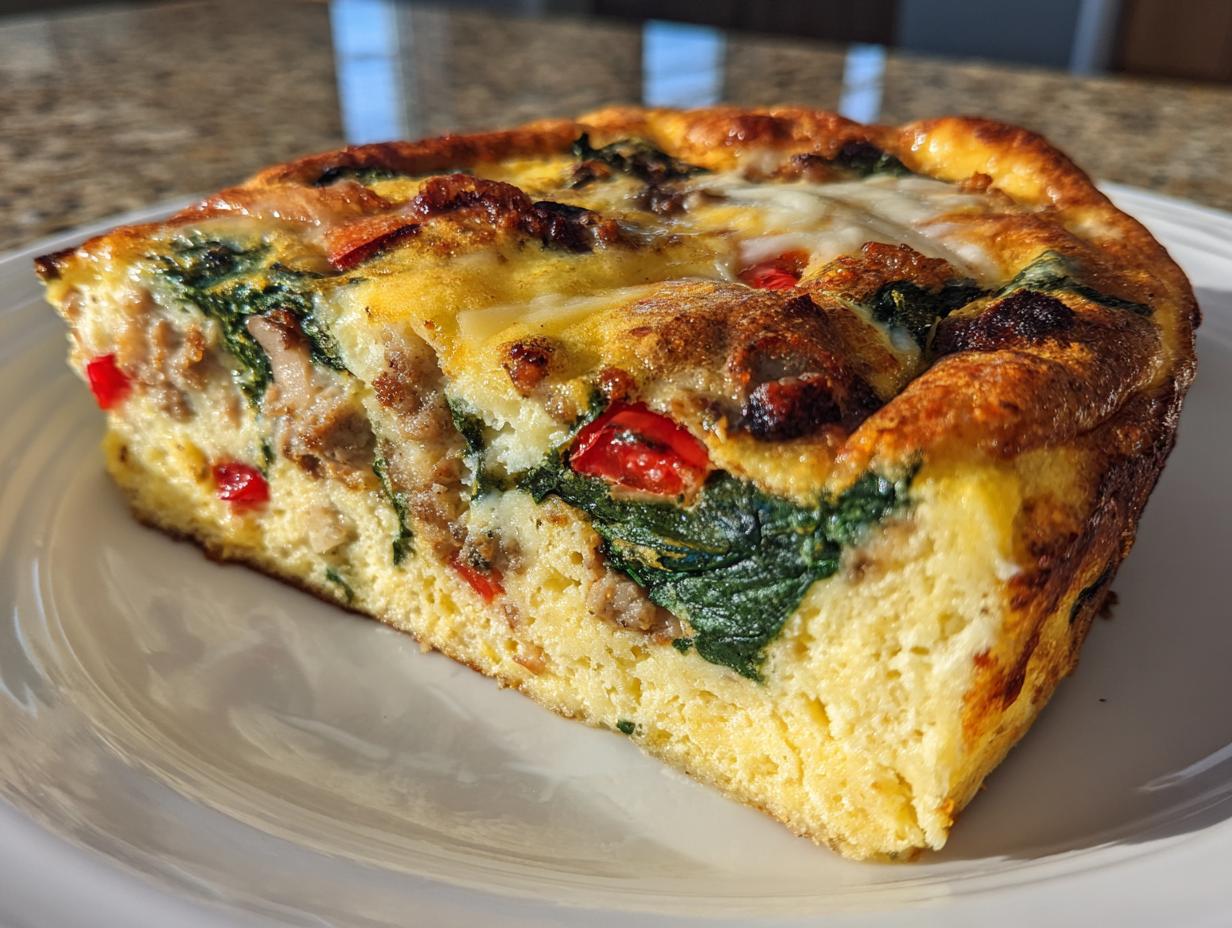 Amazing 25g High Protein Low Calorie Quiche