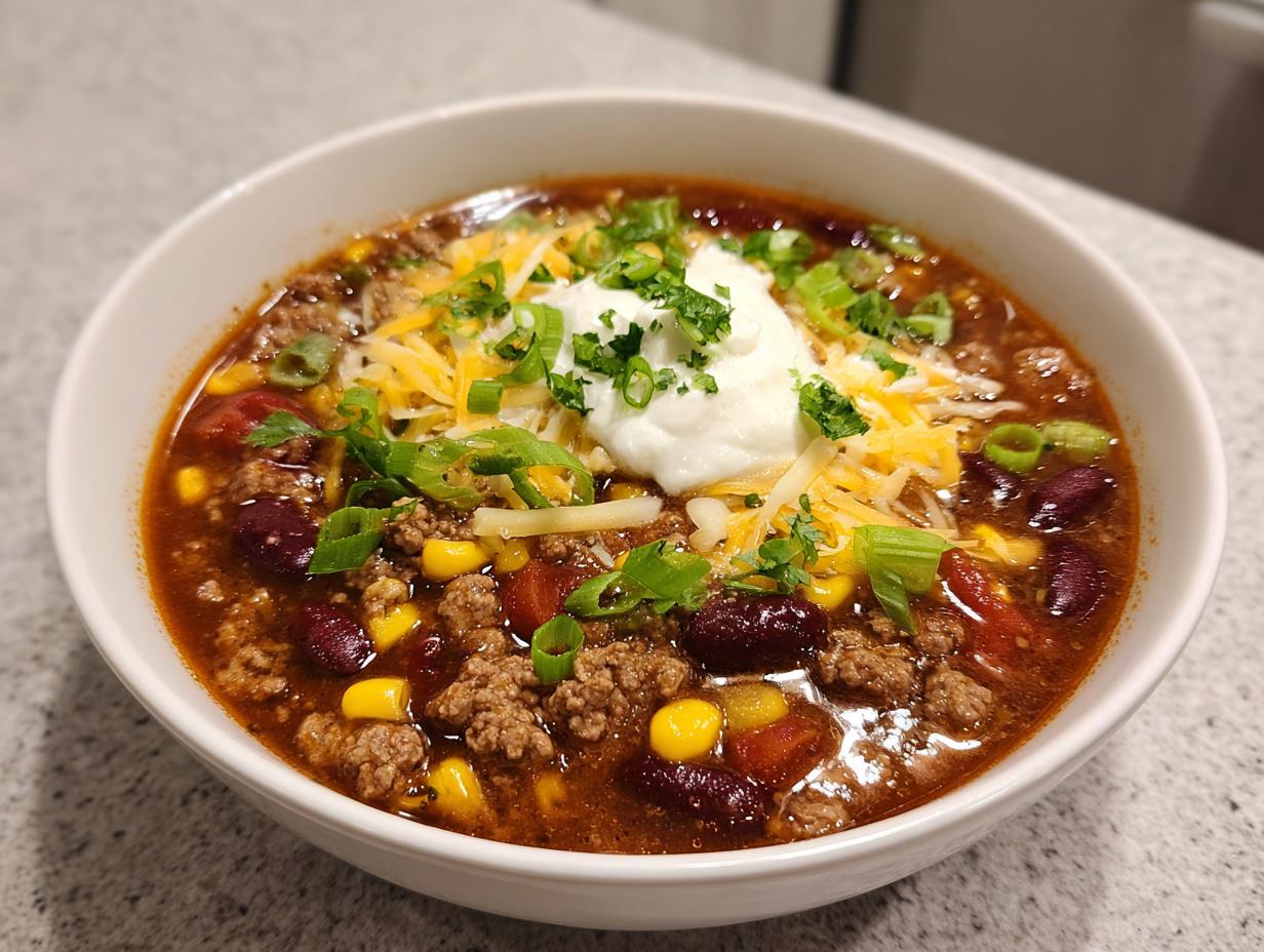 Stunning High Protein Turkey Taco Soup in 45 Min