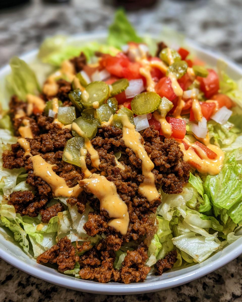 High Volume Low Calorie Burger Bowl - detail 1