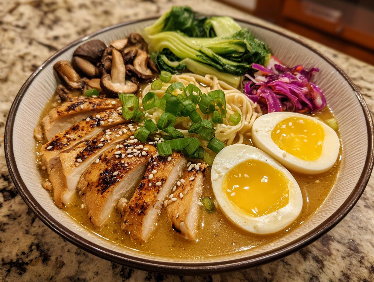 35g Protein High Volume Low Calorie Ramen Bowl
