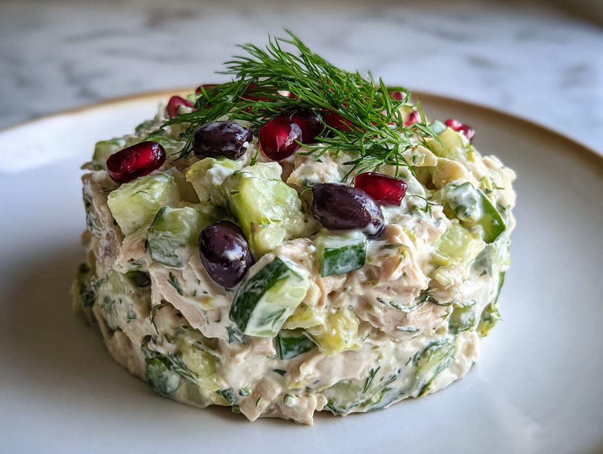 35g High Protein Cucumber Chicken Salad Jar Secret