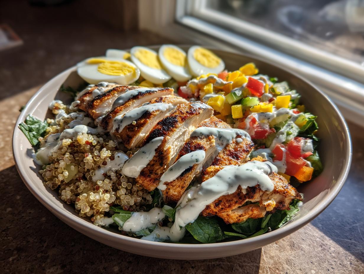 52g Protein High-Protein Low-Calorie Salad Bowls