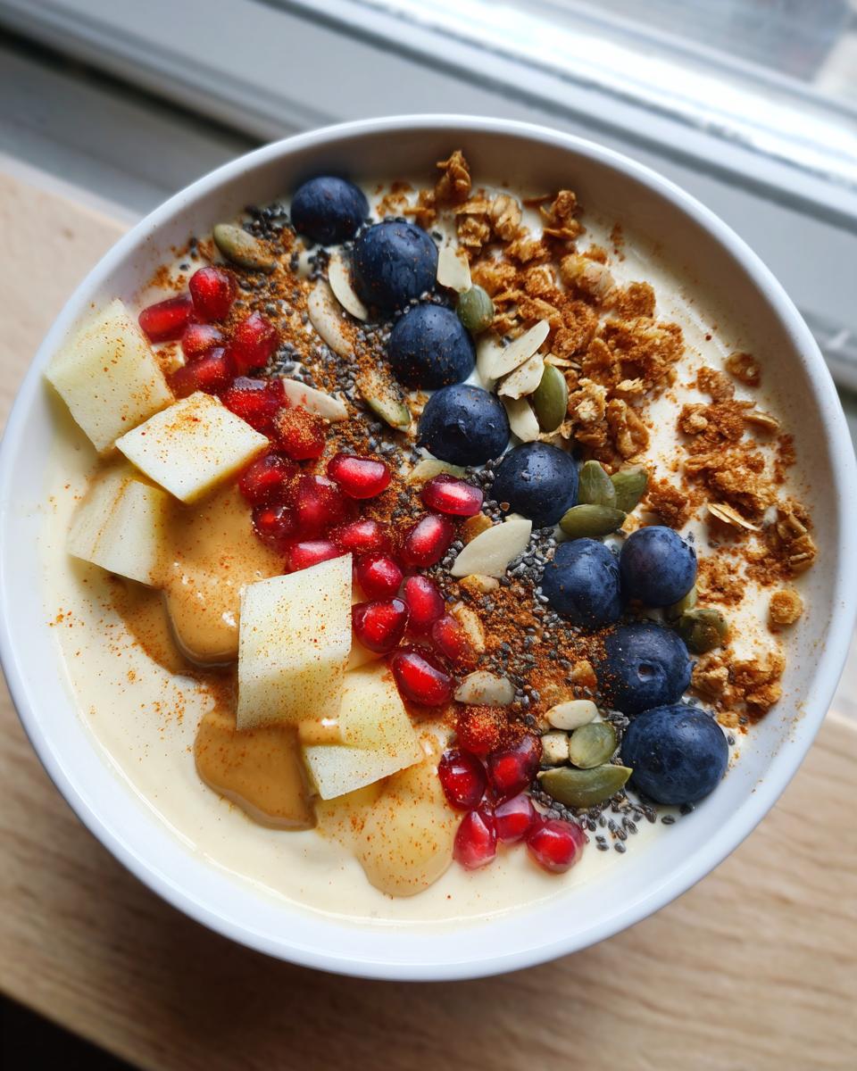 High protein yogurt bowl - detail 1