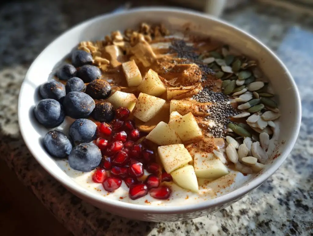 High protein yogurt bowl