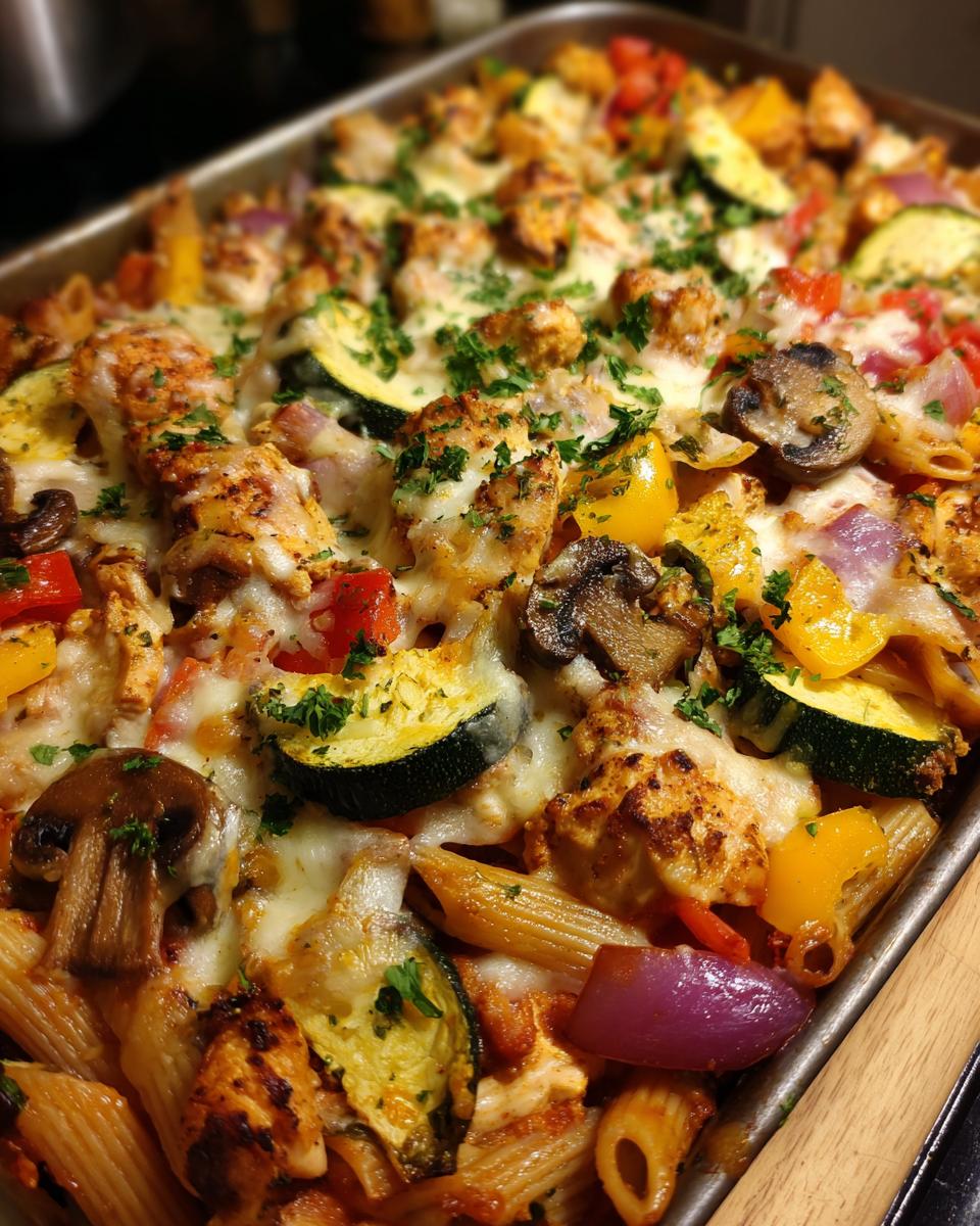 High-volume low-calorie pasta bake - detail 1
