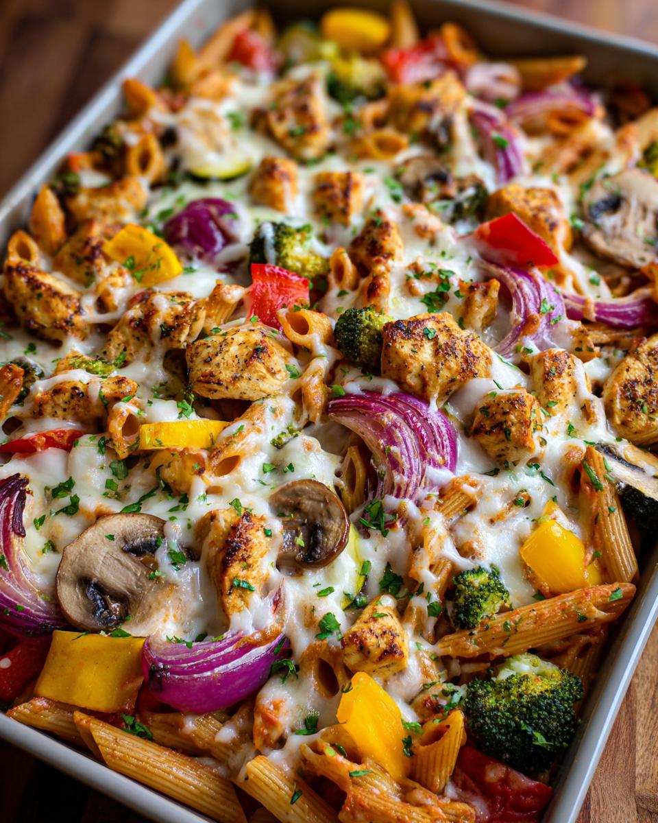 High-volume low-calorie pasta bake - detail 2