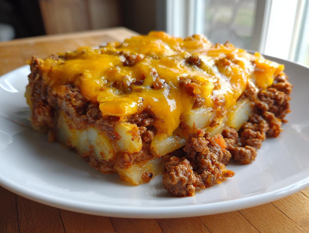 Amazing 15 Min Hobo Casserole Ground Beef
