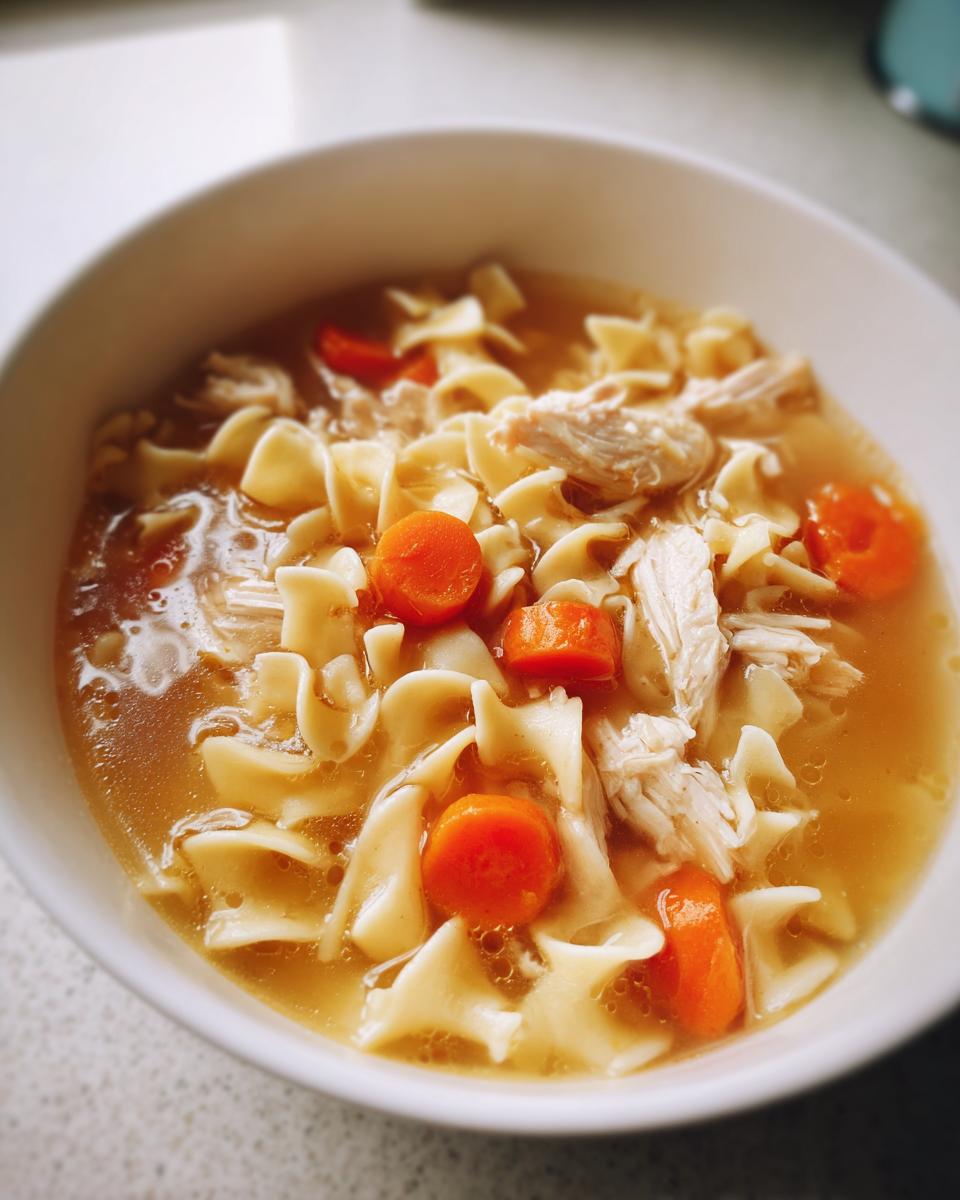 Homemade Chicken Noodle Soup - detail 2